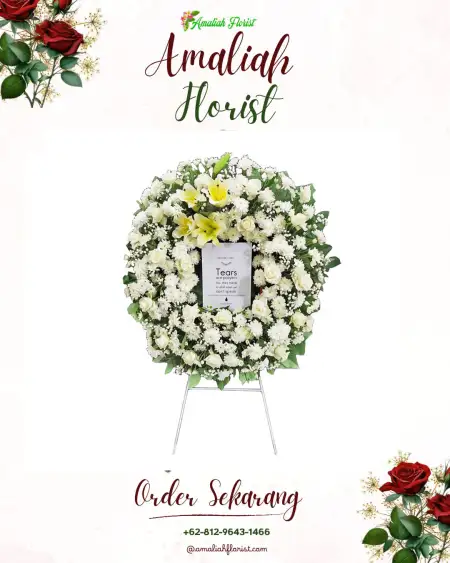 Krans Bunga Duka Maronge